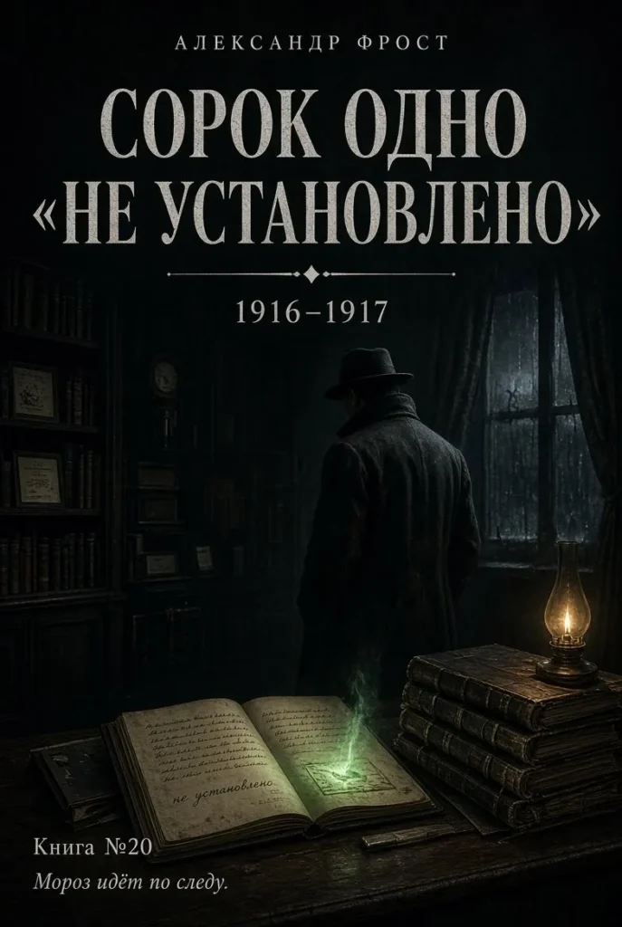 Сорок одно, не установлено. Мороз идёт по следу книга 20